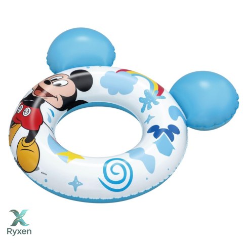 Koło Dmuchane Dla Dzieci Mickey Mouse Z Uszami Niebieskie Bestway 9102K