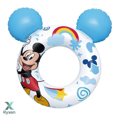 Koło Dmuchane Dla Dzieci Mickey Mouse Z Uszami Niebieskie Bestway 9102K