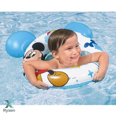 Koło Dmuchane Dla Dzieci Mickey Mouse Z Uszami Niebieskie Bestway 9102K