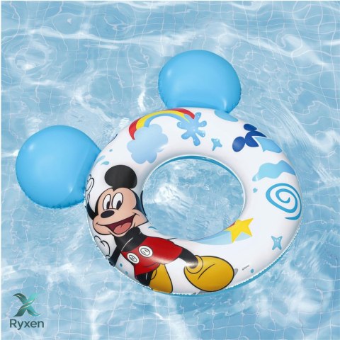 Koło Dmuchane Dla Dzieci Mickey Mouse Z Uszami Niebieskie Bestway 9102K