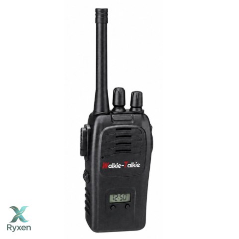 Krótkofalówki Walkie Talkie USB Redukcja Szumów Czarne Zasięg 200M
