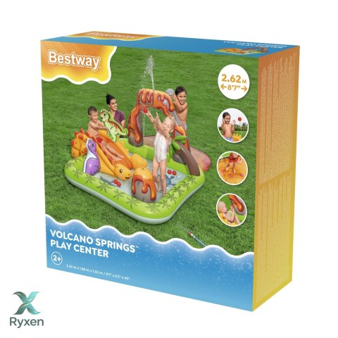 Wodny Plac Zabaw Z Dinozaurami Wulkan Piłeczki Bestway 53172