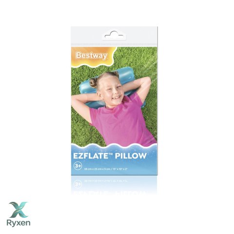 Dmuchana Poduszka 38 x 25 cm Niebieska Bestway 52127