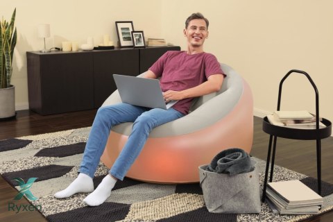 Dmuchany Fotel Podświetlany 102 x 97 x 71 cm Bestway 75086