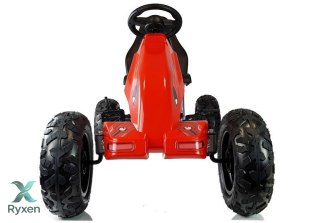 Gokart na Pedały B012 Pompowane Koła Czerwony