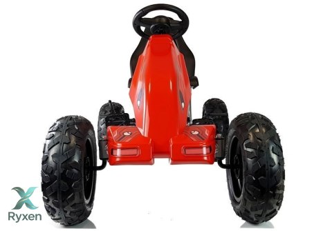 Gokart na Pedały B012 Pompowane Koła Czerwony