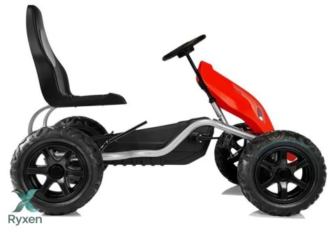Gokart na Pedały B012 Pompowane Koła Czerwony
