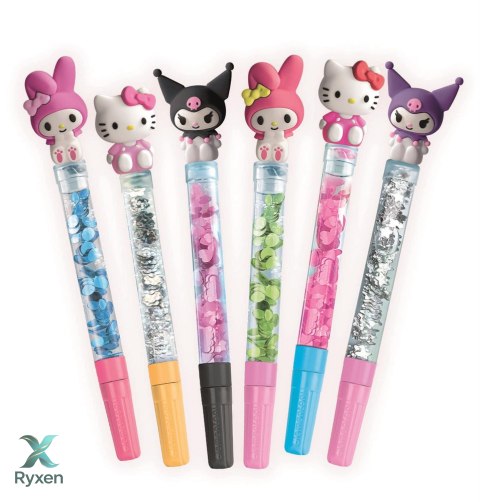 Idea Art Zestaw Mini Fabryka Długopisów Hello Kitty i Przyjaciele Clementoni 18450