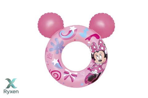Koło Do Pływania z Uszami Myszka Minnie 74 cm x 76 cm Bestway 9102N