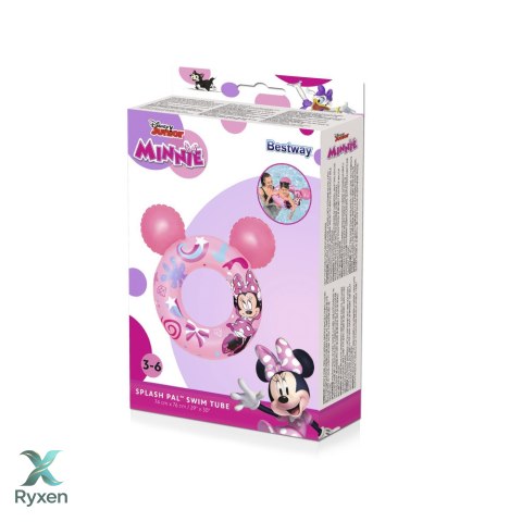 Koło Do Pływania z Uszami Myszka Minnie 74 cm x 76 cm Bestway 9102N