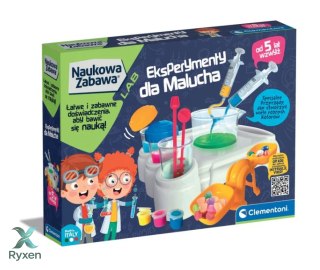 Naukowa Zabawa Eksperymenty Dla Malucha Język Polski Clementoni 50895