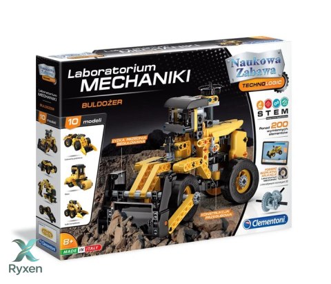 Naukowa Zabawa Laboratorium Mechaniki Buldożer Język Polski Clementoni 50633
