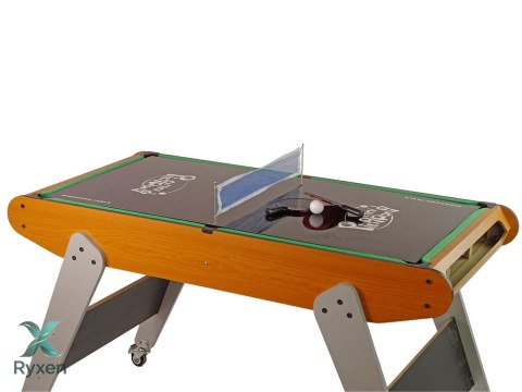 Ruchomy Stół Do Gier 8w1 Piłkarzyki Bilard Kręgle Hokej Ping Pong Curling