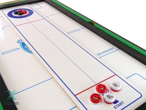 Ruchomy Stół Do Gier 8w1 Piłkarzyki Bilard Kręgle Hokej Ping Pong Curling