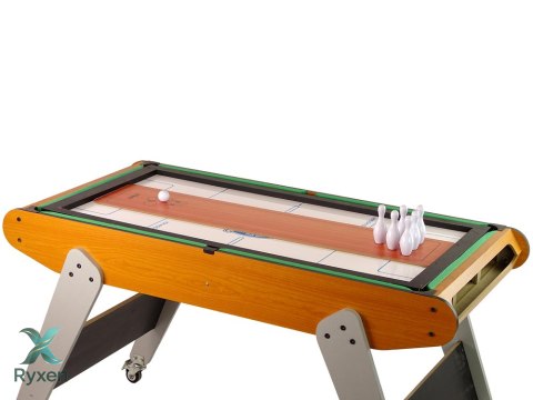 Ruchomy Stół Do Gier 8w1 Piłkarzyki Bilard Kręgle Hokej Ping Pong Curling