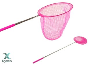 Siatka Na Motyle Owady Składana Teleskopowa 85 cm Różowa