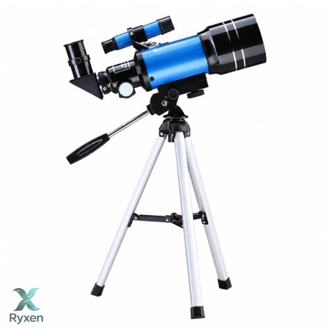 Teleskop Astronomiczny Dla Dzieci Statyw Niebieski Powiększenie 150x