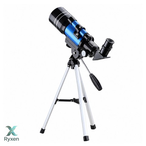 Teleskop Astronomiczny Dla Dzieci Statyw Niebieski Powiększenie 150x