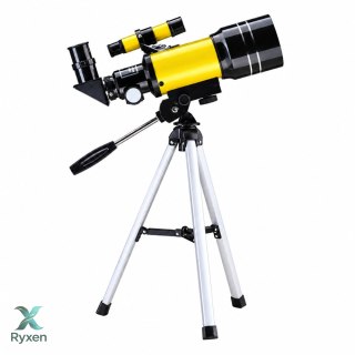 Teleskop Astronomiczny Dla Dzieci Statyw Żółty Powiększenie 150x