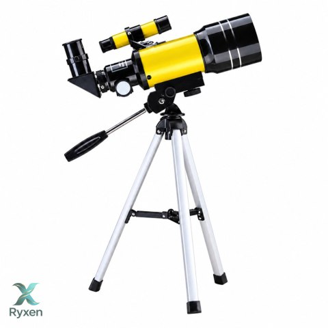 Teleskop Astronomiczny Dla Dzieci Statyw Żółty Powiększenie 150x