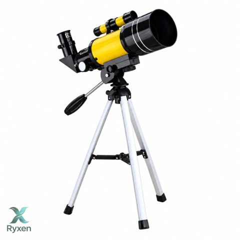 Teleskop Astronomiczny Dla Dzieci Statyw Żółty Powiększenie 150x