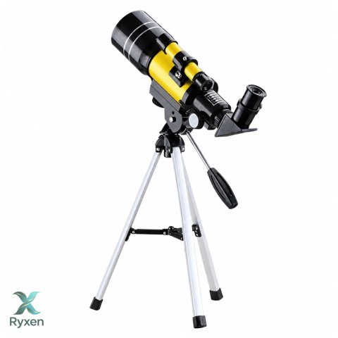 Teleskop Astronomiczny Dla Dzieci Statyw Żółty Powiększenie 150x