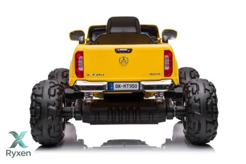 Auto Na Akumulator Mercedes DK-MT950 4x4 Złoto-Żółty Lakierowany