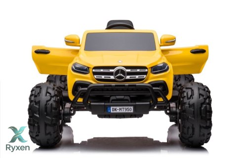 Auto Na Akumulator Mercedes DK-MT950 4x4 Złoto-Żółty Lakierowany