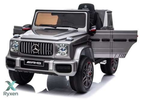 Auto na Akumulator Mercedes G63 AMG Srebrny Lakierowany BBH-002