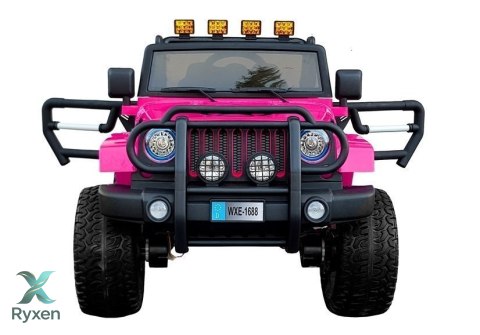 Auto na Akumulator WXE-1688 4x4 Różowy STRONG