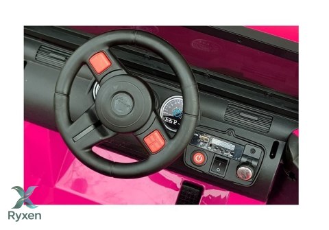 Auto na Akumulator WXE-1688 4x4 Różowy STRONG