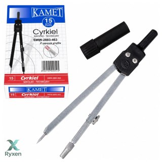 Cyrkiel szkolno-techniczny zapas grafitu KAMET