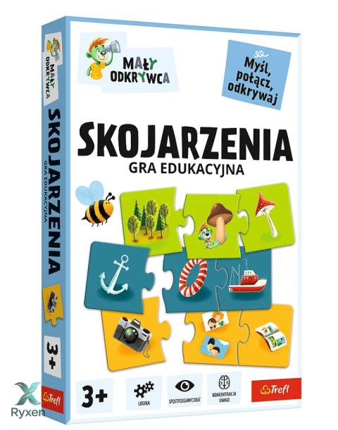 Gra edukacyjna Skojarzenia Mały Odkrywca Trefl 02808