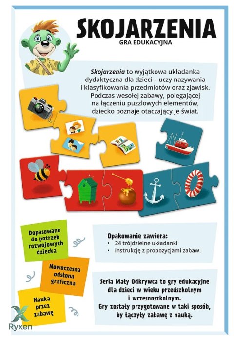 Gra edukacyjna Skojarzenia Mały Odkrywca Trefl 02808