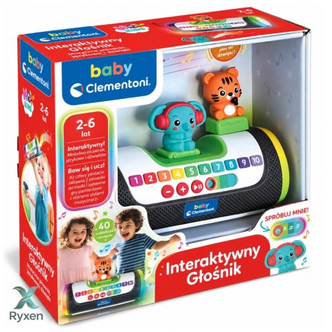 Interaktywny Głośnik Słonik Tygrysek Język Polski Clementoni 50459