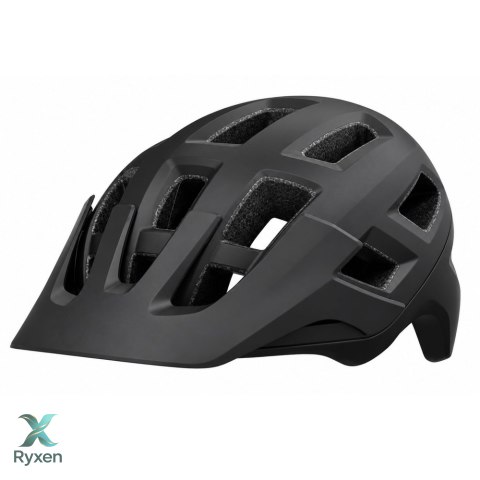 Kask Rowerowy MTB Regulowany Z Odpinanym Daszkiem Uniwersalny Czarny