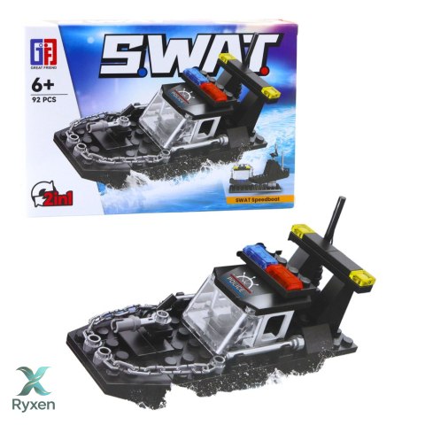 Klocki Konstrukcyjne Pojazdy Środki Transportu SWAT 2w1 92-117 el.