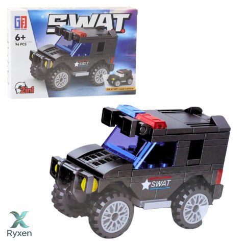 Klocki Konstrukcyjne Pojazdy Środki Transportu SWAT 2w1 92-117 el.