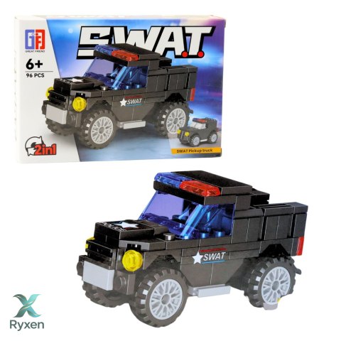 Klocki Konstrukcyjne Pojazdy Środki Transportu SWAT 2w1 92-117 el.