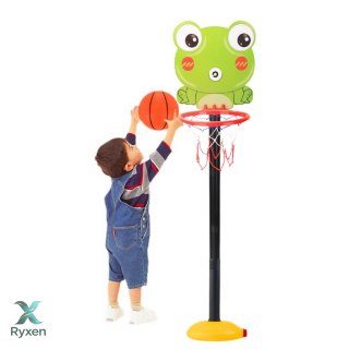 Kosz Do Gry W Koszykówkę Regulowany Żaba Zielona 110cm