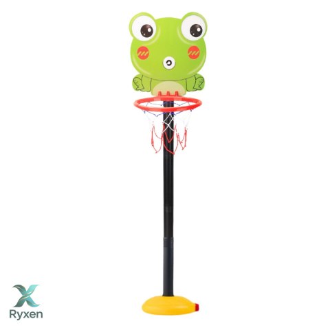 Kosz Do Gry W Koszykówkę Regulowany Żaba Zielona 110cm