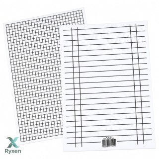 Liniuszek A5 kratka/linia 10 kartek INTERDRUK