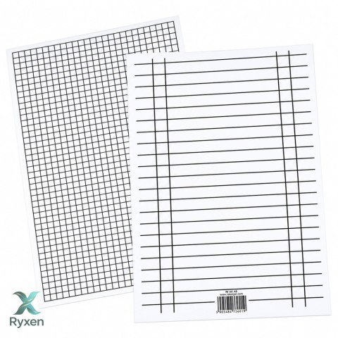 Liniuszek A5 kratka/linia 10 kartek INTERDRUK