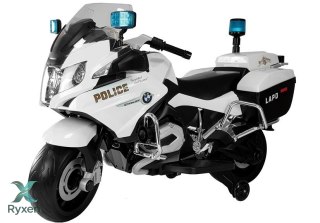Motor na Akumulator BMW R1200 Policja Światła LED Dźwięki Biały