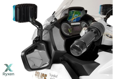 Motor na Akumulator BMW R1200 Policja Światła LED Dźwięki Biały