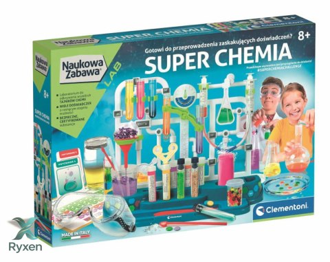 Naukowa Zabawa Super Chemia Eksperymenty Język Polski Clementoni 50805