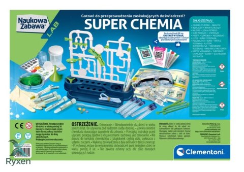 Naukowa Zabawa Super Chemia Eksperymenty Język Polski Clementoni 50805