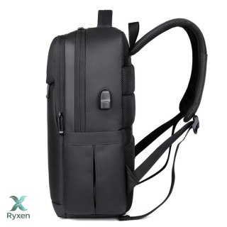 Plecak Miejski USB Kieszeń Na Laptopa Odblaski 16L 45cm