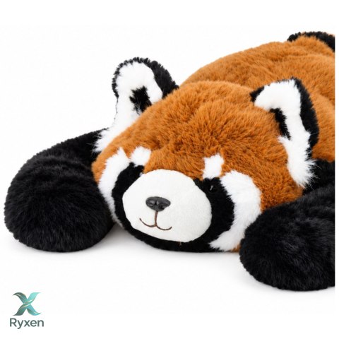 Pluszowa Panda Czerwona Przytulanka Maskotka Długie Łapy Czarno-Ruda 60cm