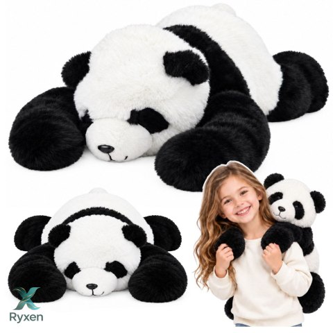 Pluszowa Panda Przytulanka Maskotka Długie Łapy Czarno-Biała 60cm